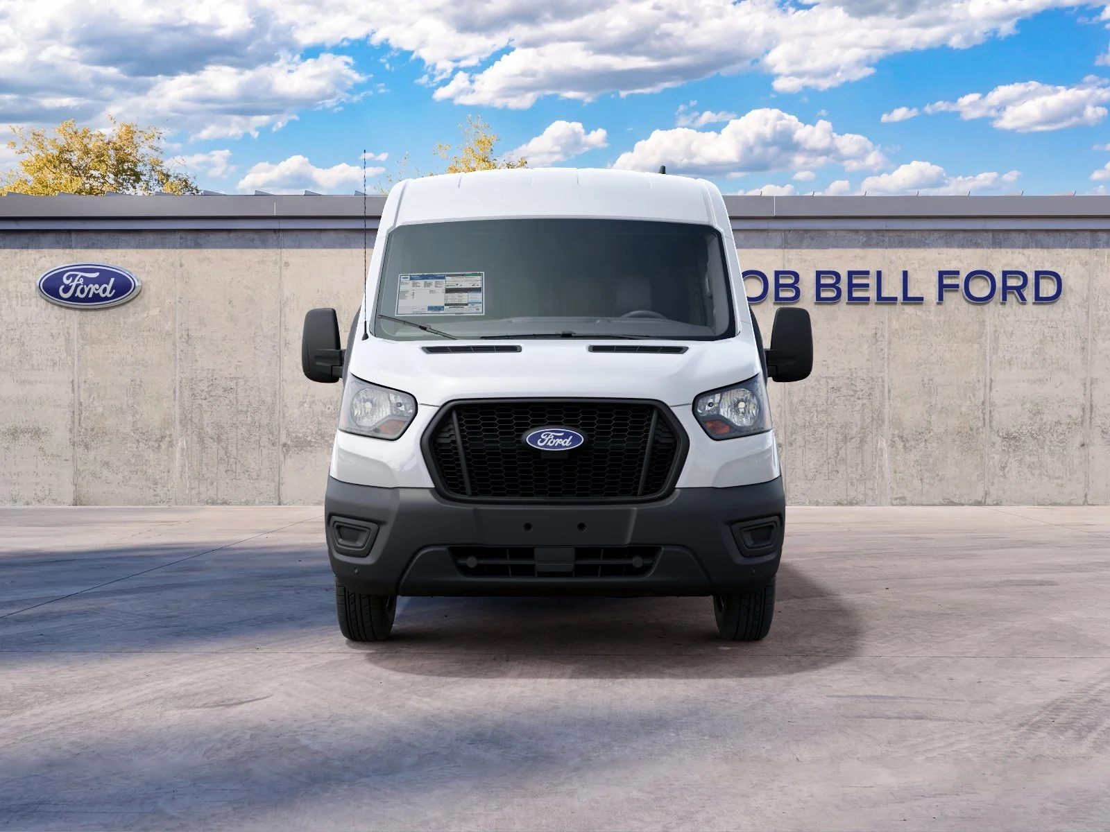 New 2027 Oxford White Ford Cargo Van image 3