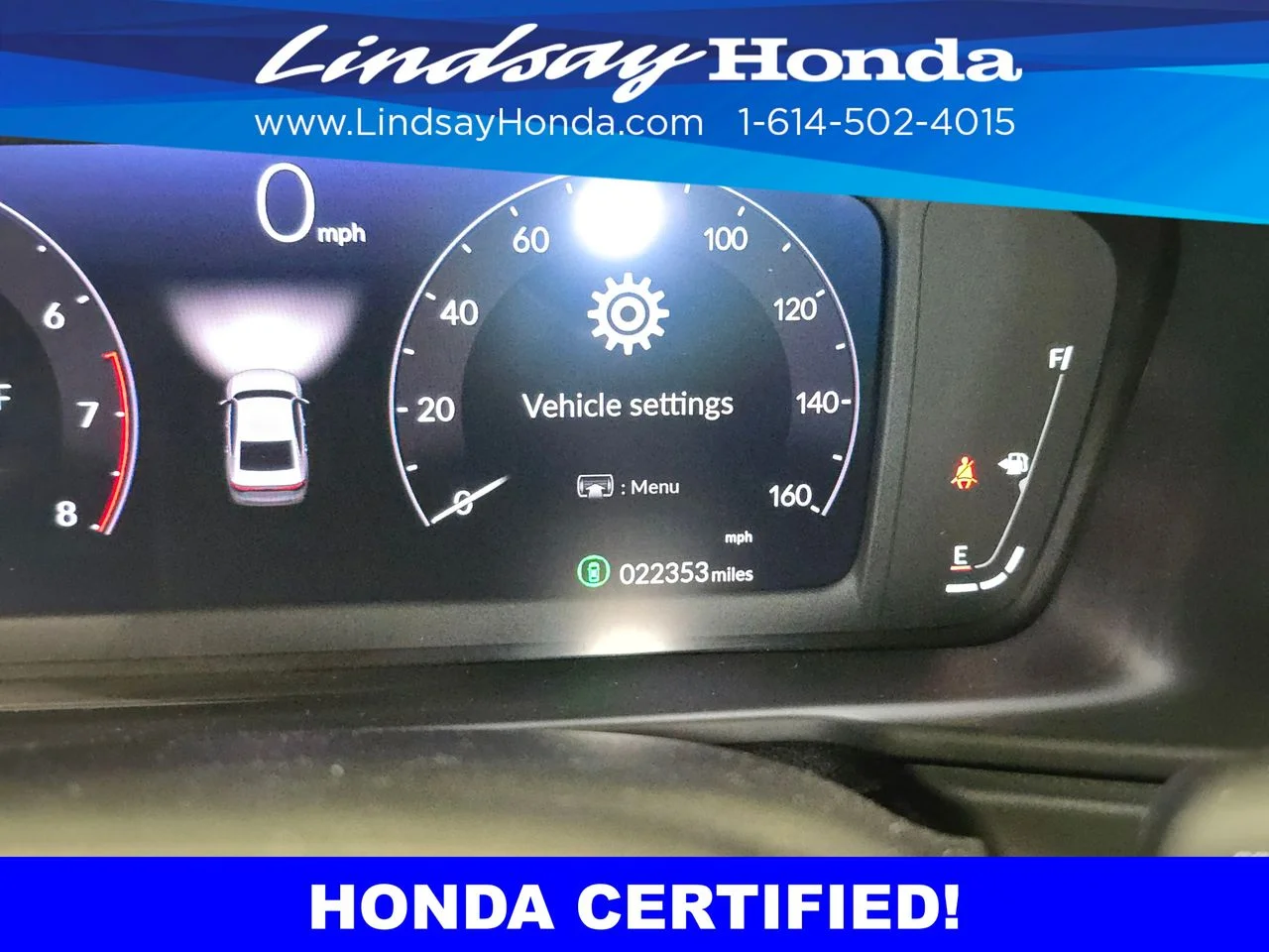 Certified Used 2023 Lunar Silver Metallic Honda LX image 13
