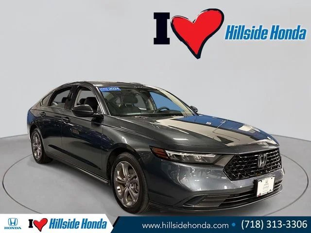 Certified Used 2024 Meteorite Gray Metallic Honda EX image 4