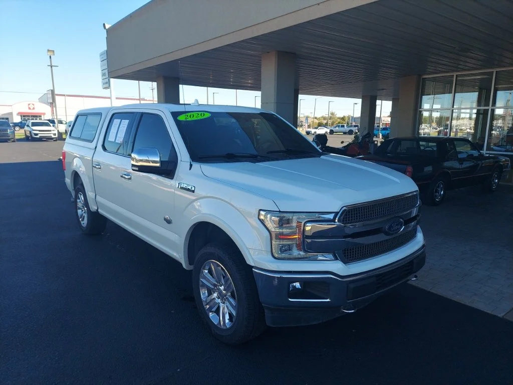 Used 2020 White Ford King Ranch image 1