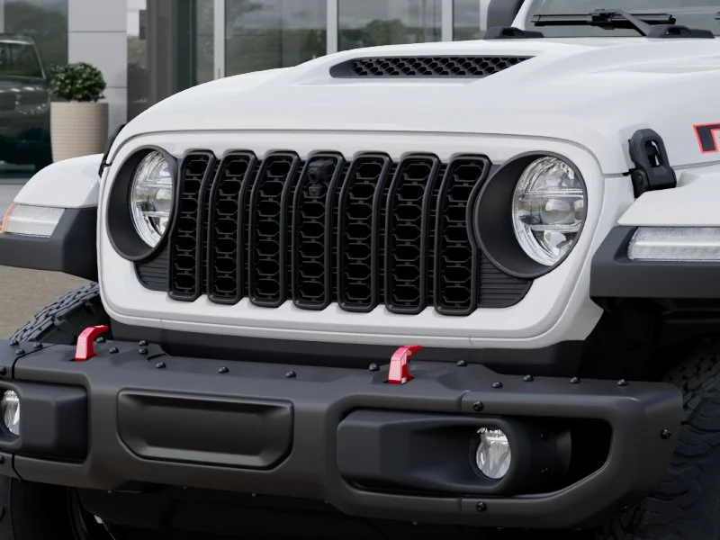 New 2026 Bright White Clear-Coat Exterior Paint Jeep Rubicon X 4-Door image 37