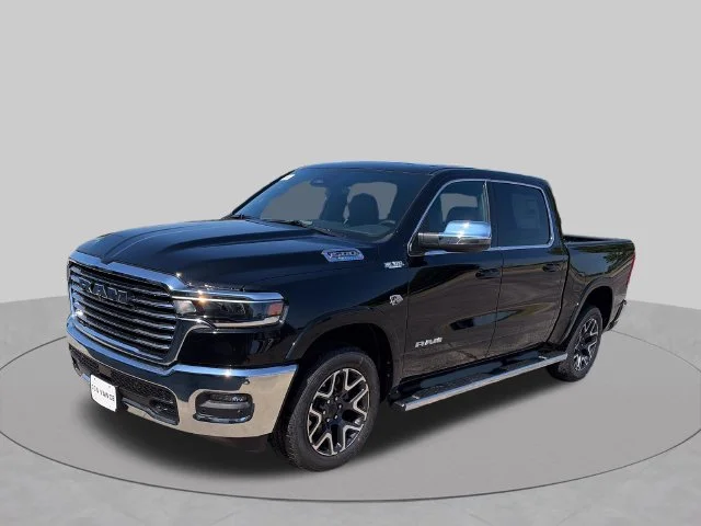 New 2027 Diamond Black Crystal Pearl-Coat Exterior Paint RAM Laramie image 1