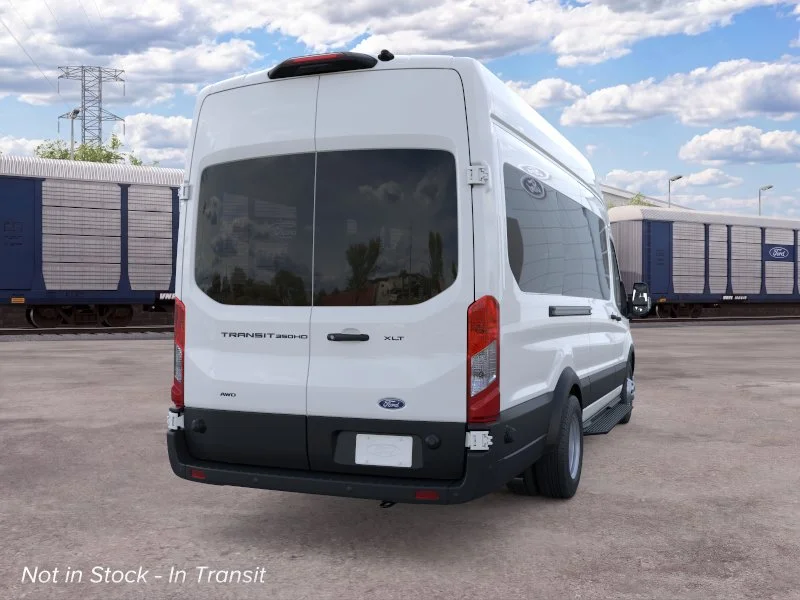 New 2026 Oxford White Ford Passenger Van XLT image 8