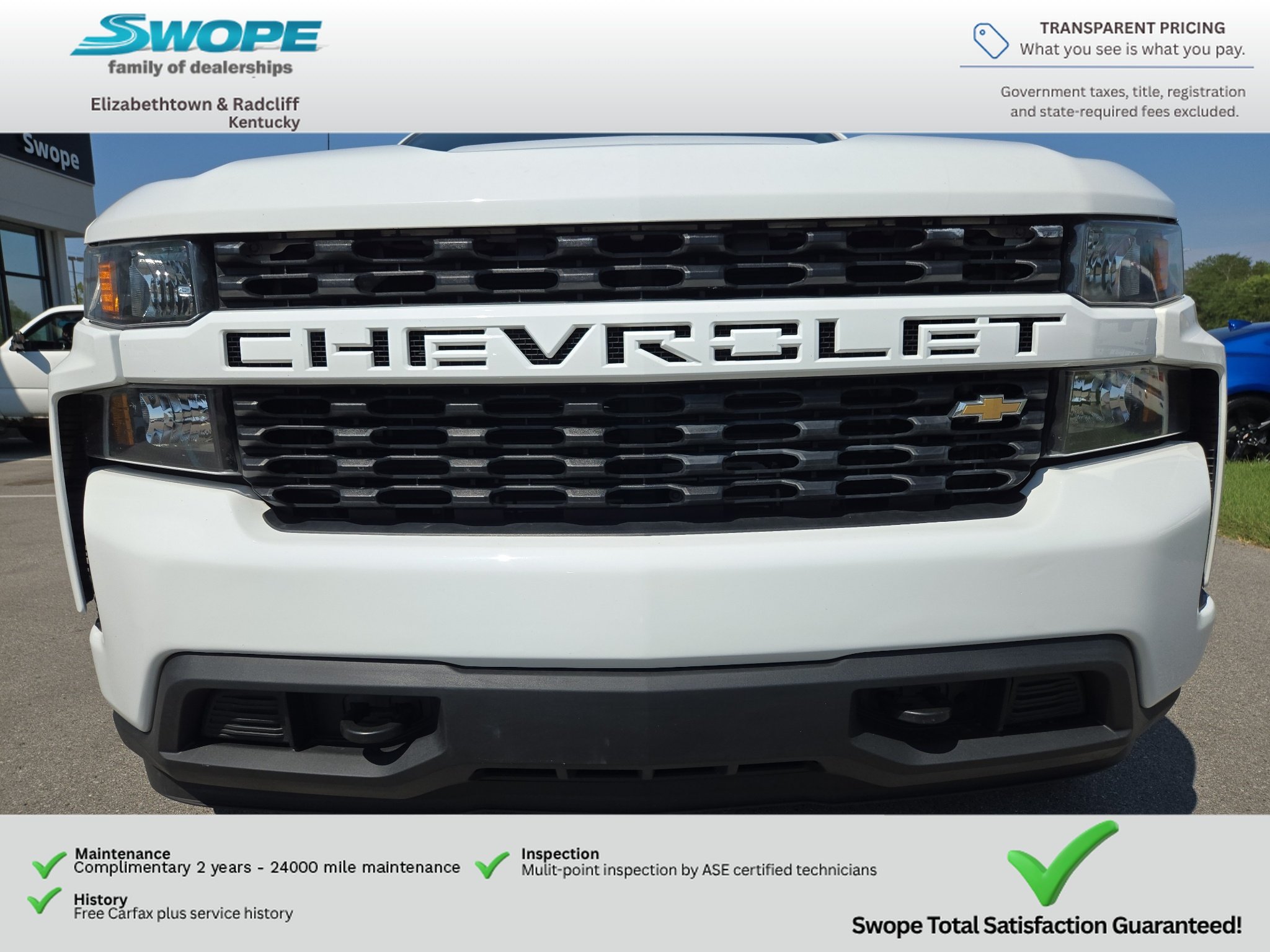 Used 2020 Summit White Chevrolet Custom image 2