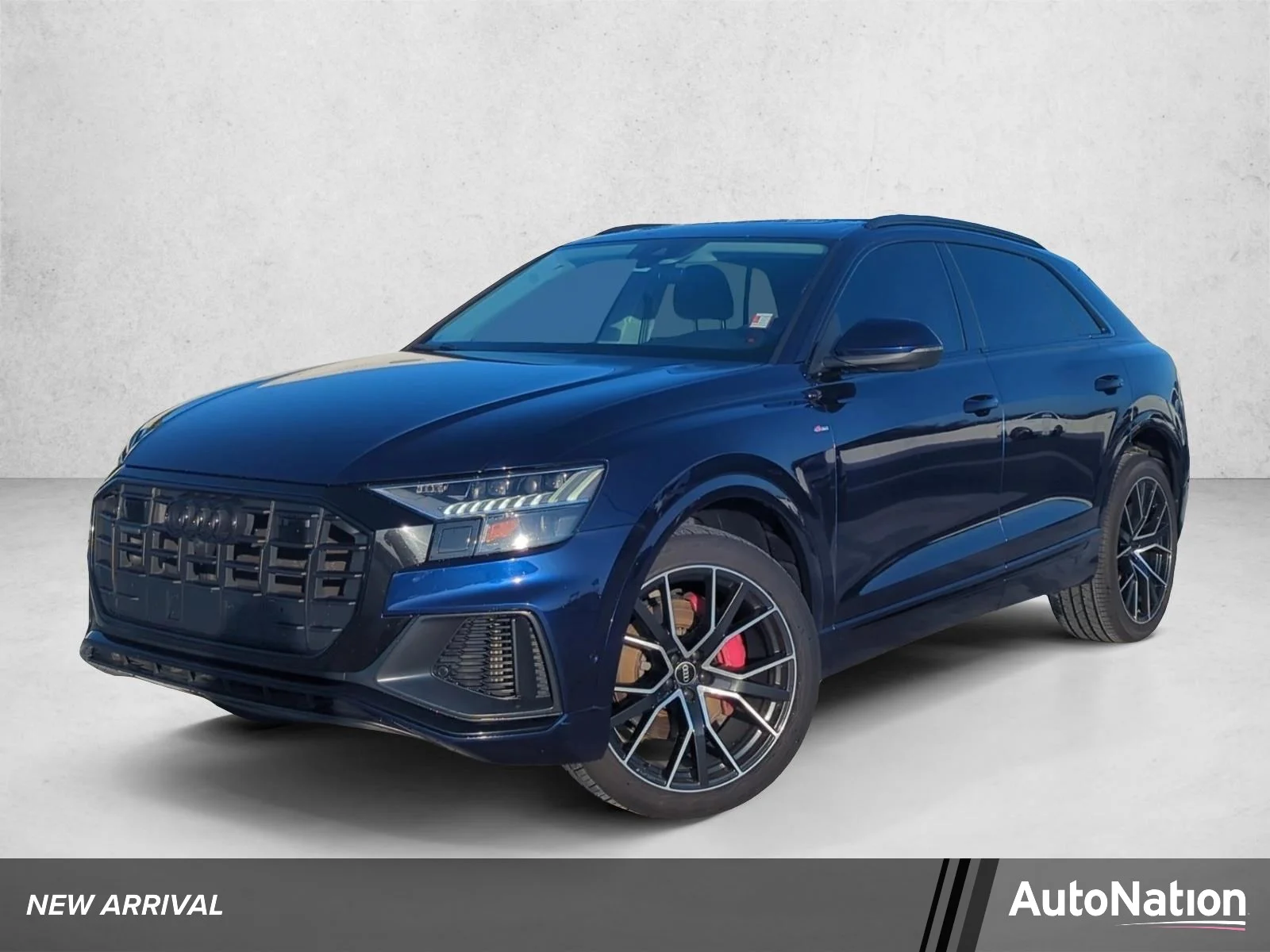 Used 2021 Galaxy Blue Metallic Audi Premium Plus image 1