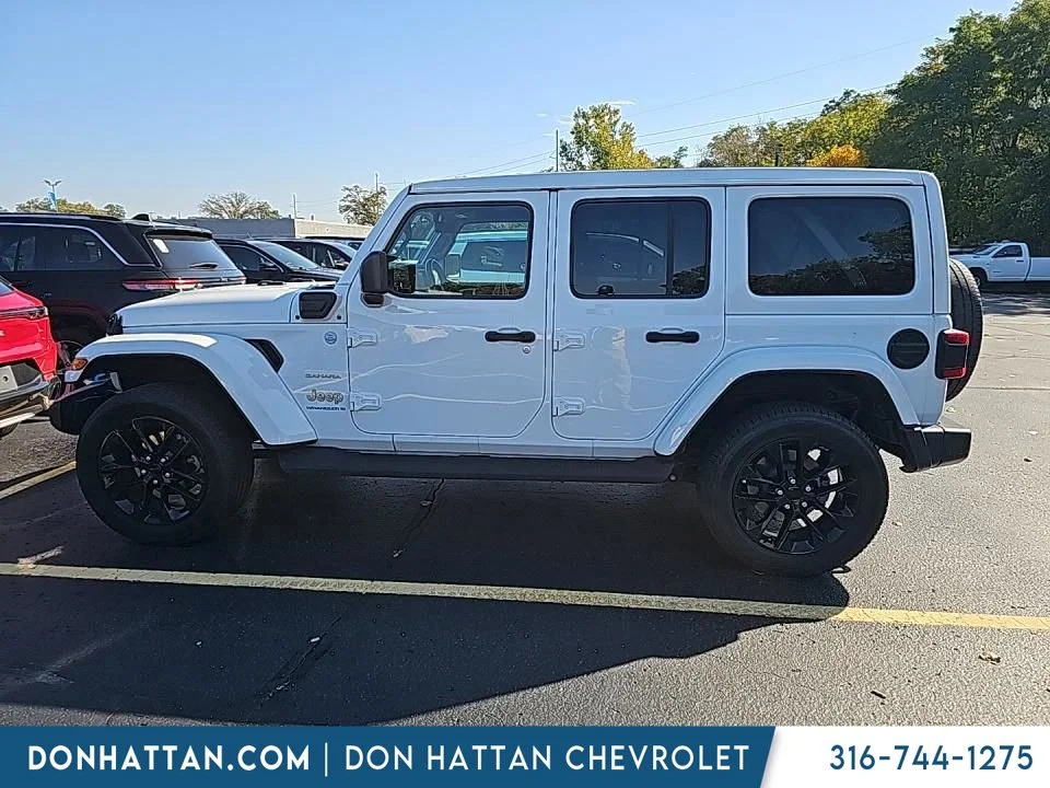 Used 2023 White Jeep Sahara 4xe image 15