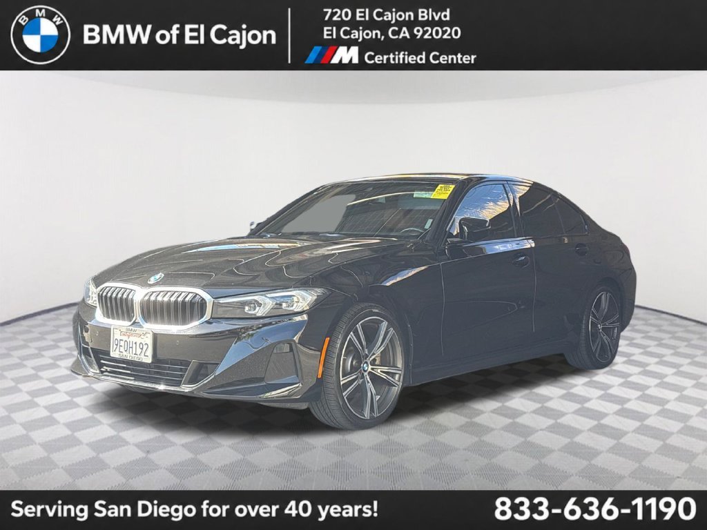 Used 2023 Jet Black BMW 330i image 1