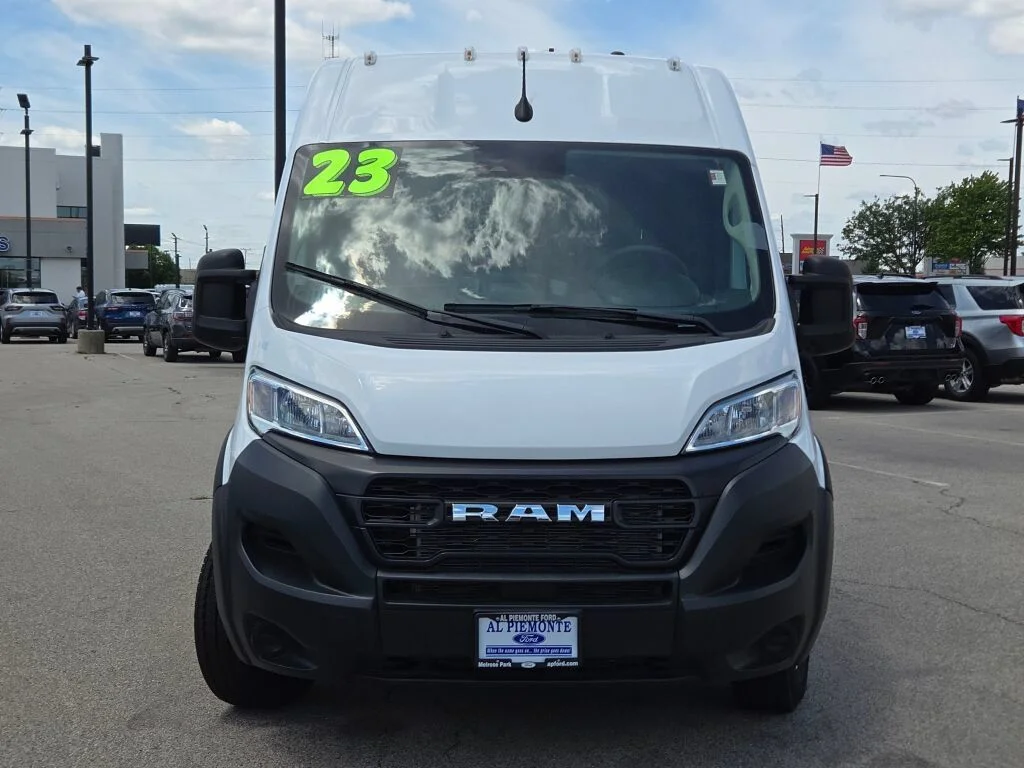 Used 2023 Bright White Clearcoat Ram High Roof image 4