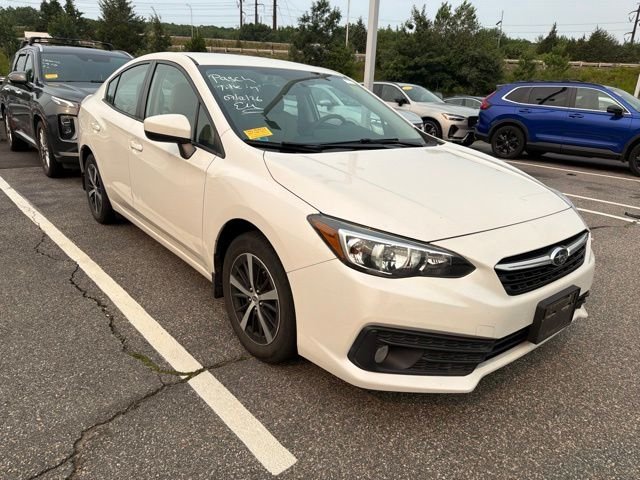 Used 2021 Crystal White Pearl Subaru Premium image 1