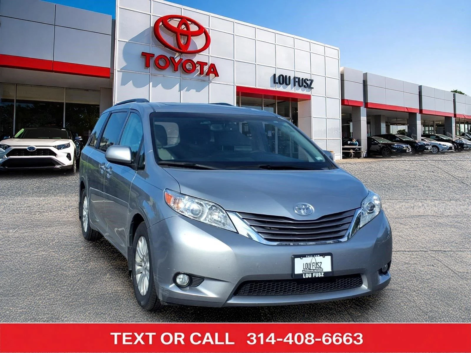 Used 2017 Silver Sky Metallic Toyota XLE 8-Passenger image 1