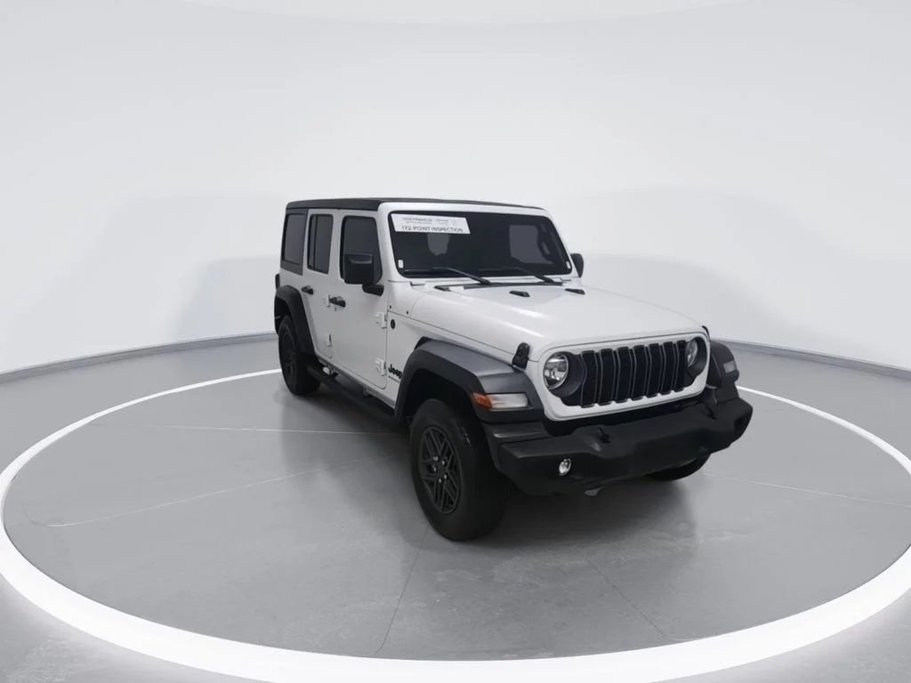 Used 2024 White Jeep Sport S image 3
