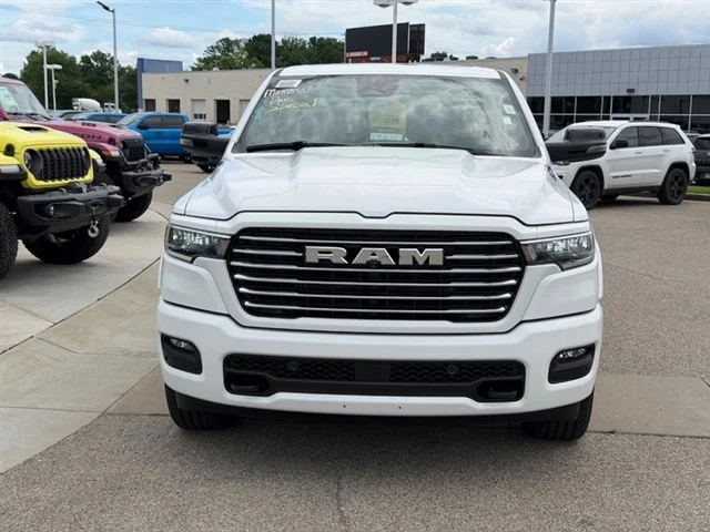 New 2026 Bright White Clear-Coat Exterior Paint RAM Laramie image 2