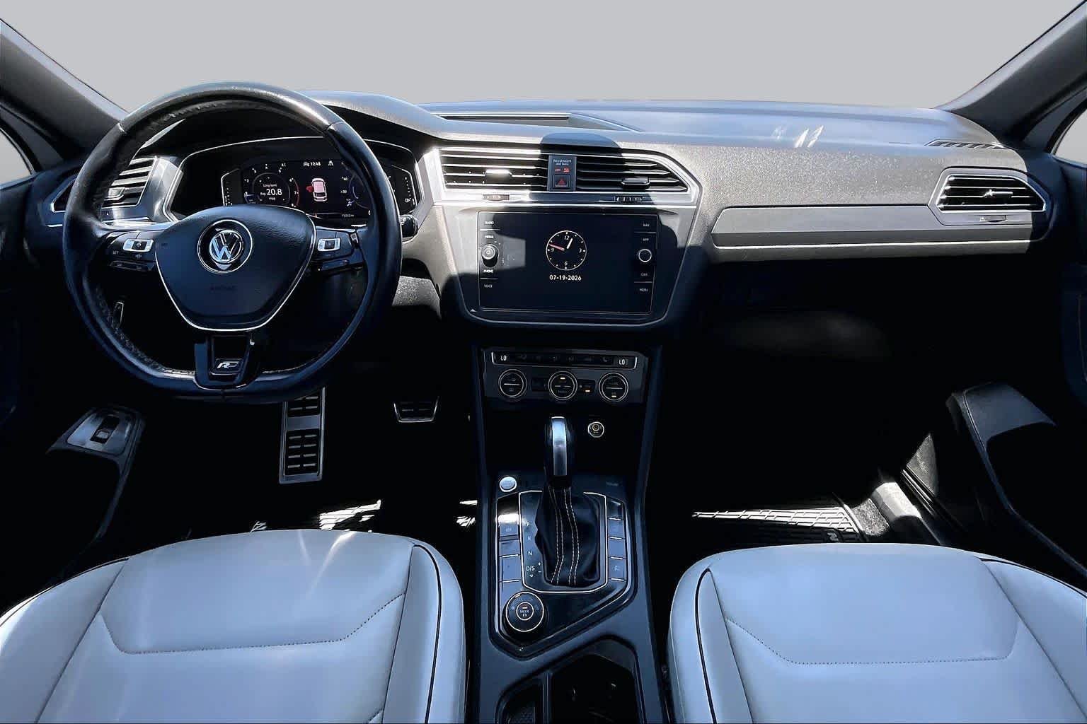 Used 2021 Pure White Volkswagen SEL Premium R-Line image 16