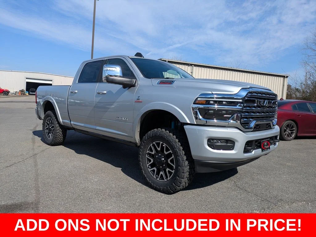 New 2026 Silver-Zynith Exterior Paint RAM Limited Longhorn image 2