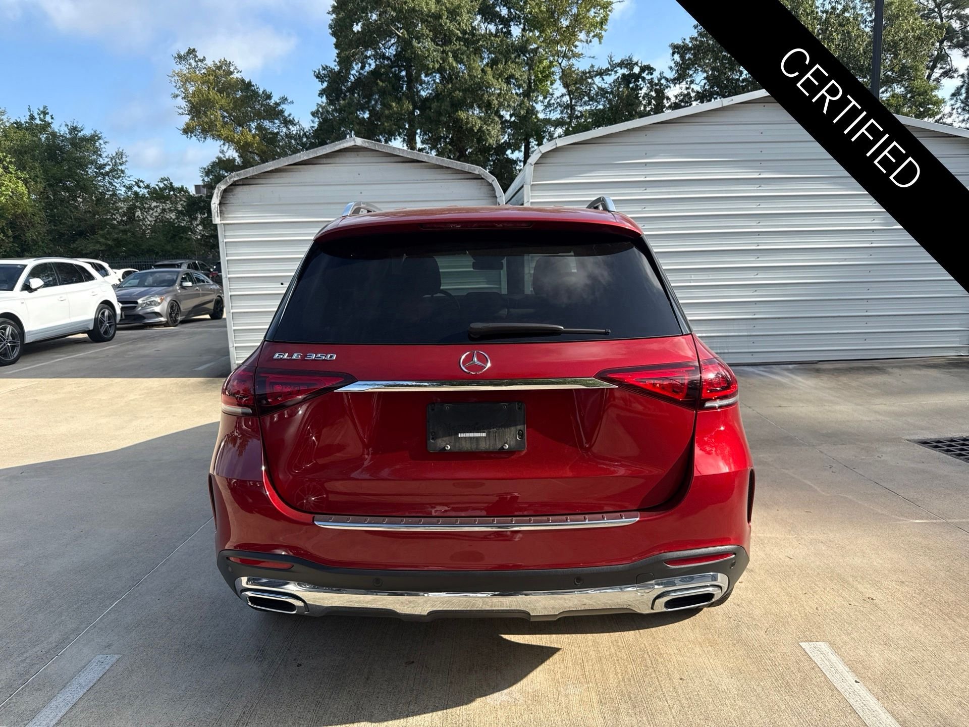 Certified Used 2023 MANUFAKTUR Cardinal Red Metallic Mercedes-Benz GLE 350 image 5