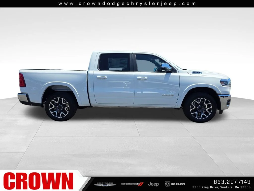 New 2026 Bright White Clear-Coat Exterior Paint RAM Laramie image 4