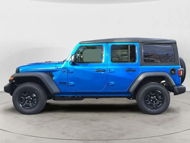 New 2026 Hydro Blue Pearl Coat Jeep 4-DOOR SPORT image 2
