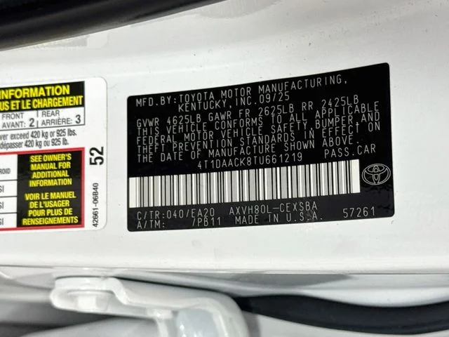 Used 2026 White Toyota SE image 30