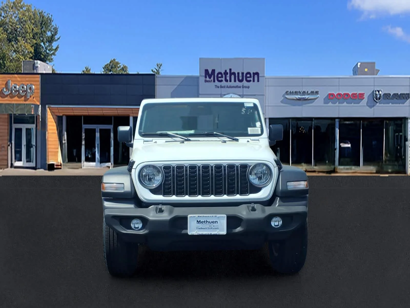 New 2026 Bright White Clearcoat Jeep Sport S image 2