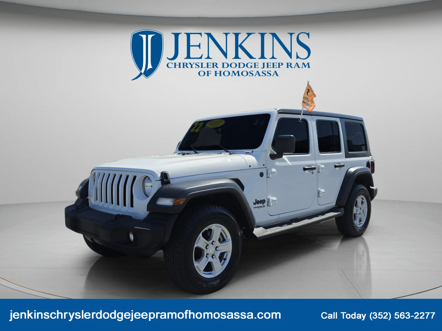 Used 2022 Bright White Clearcoat Jeep Unlimited Sport S image 10