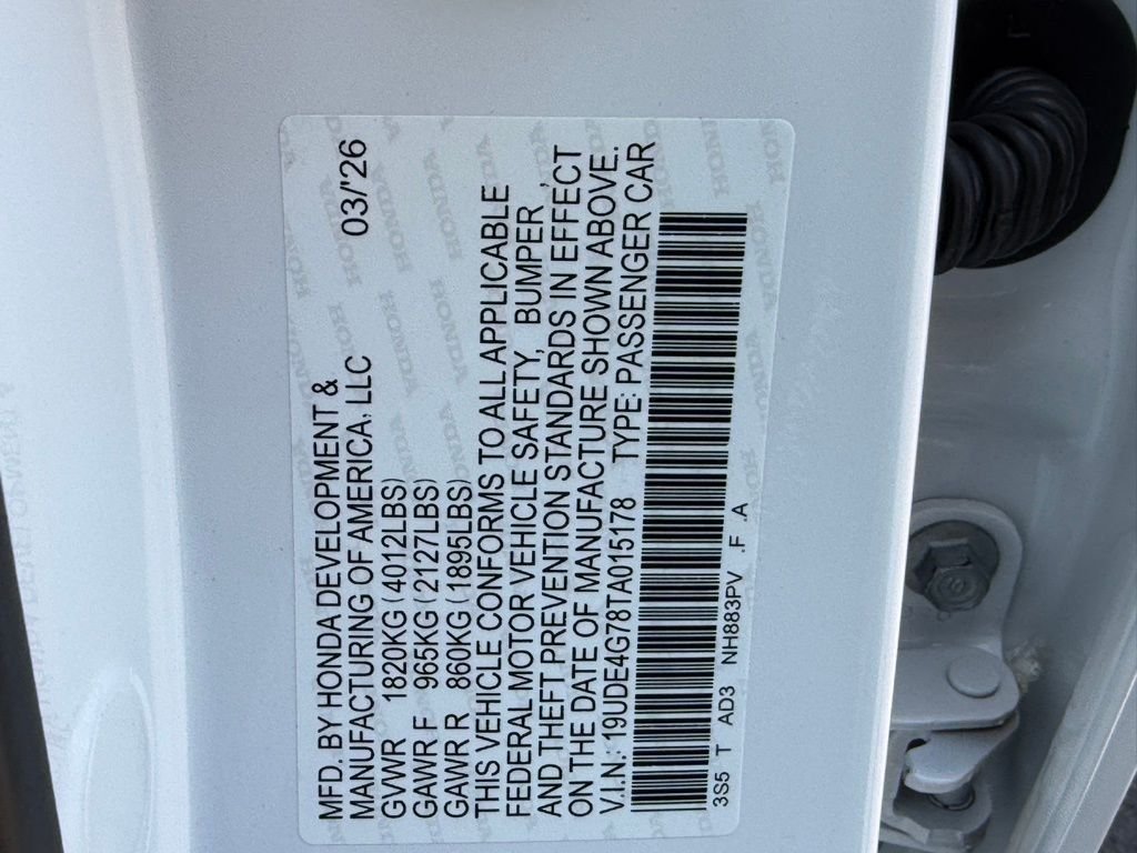 New 2026 Platinum White Pearl Acura A-Spec Tech Package image 28