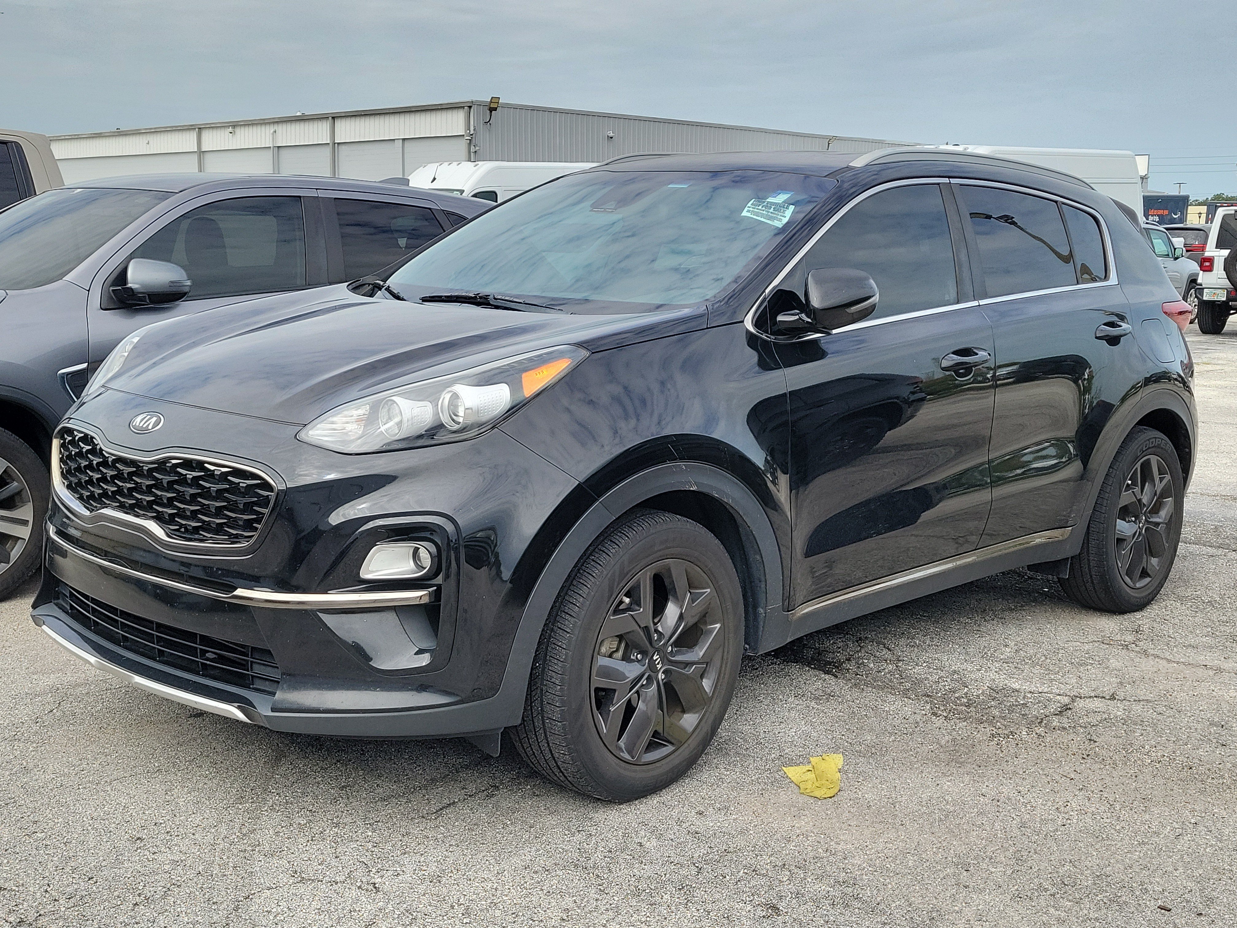 Used 2021 Black Cherry Kia S image 2