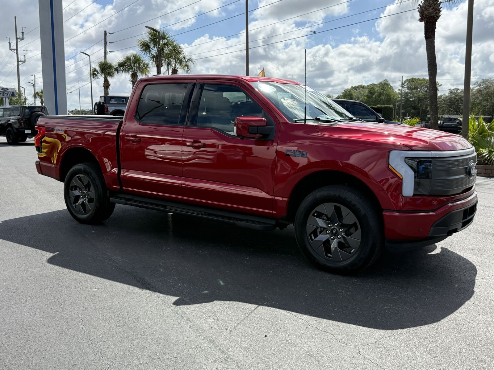 Certified 2025 Ford F-150 Lightning Lariat with VIN 1FT6W5L79SWG02622 for sale in Spring Hill, FL