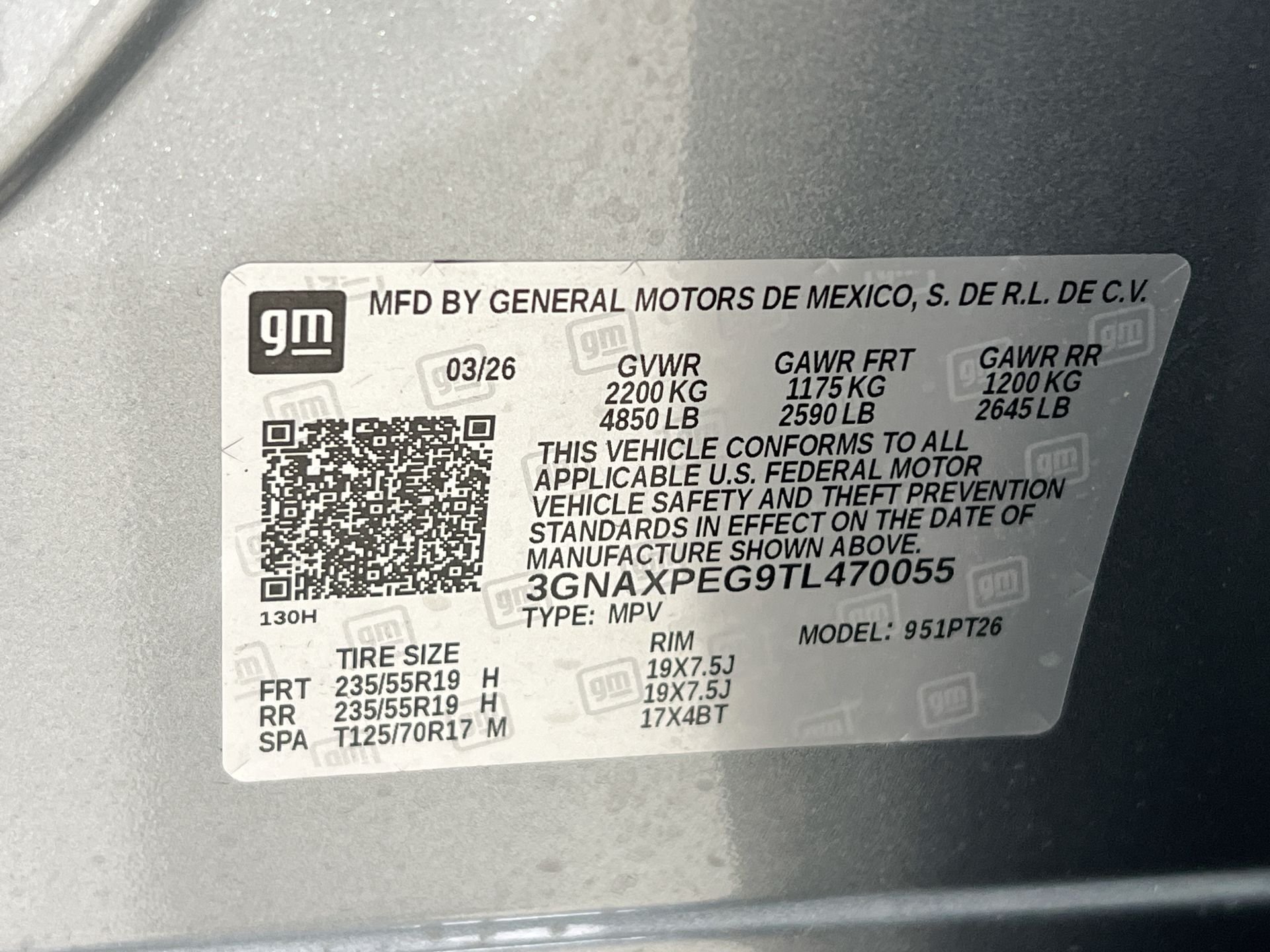 New 2026 Sterling Gray Metallic Chevrolet LT image 61