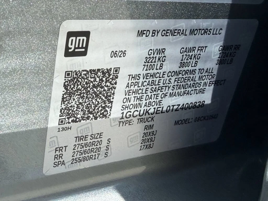 New 2026 Sterling Gray Metallic Chevrolet High Country image 10