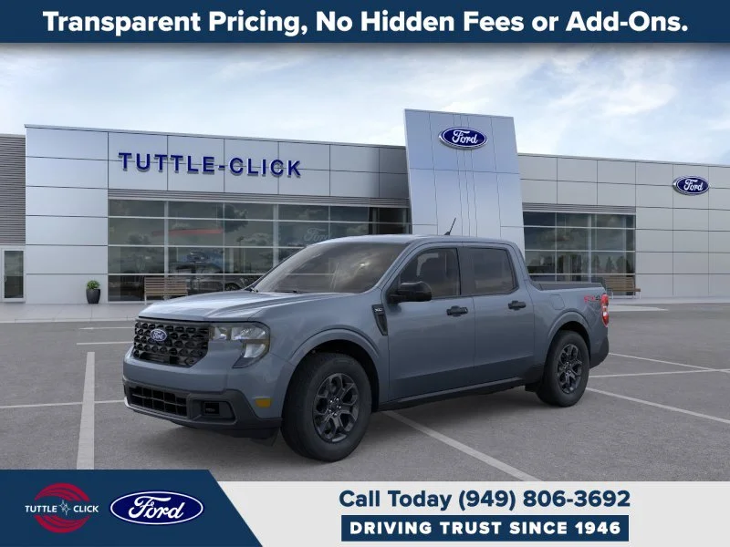 New 2025 Azure Gray Metallic Tri-Coat Ford XLT image 1
