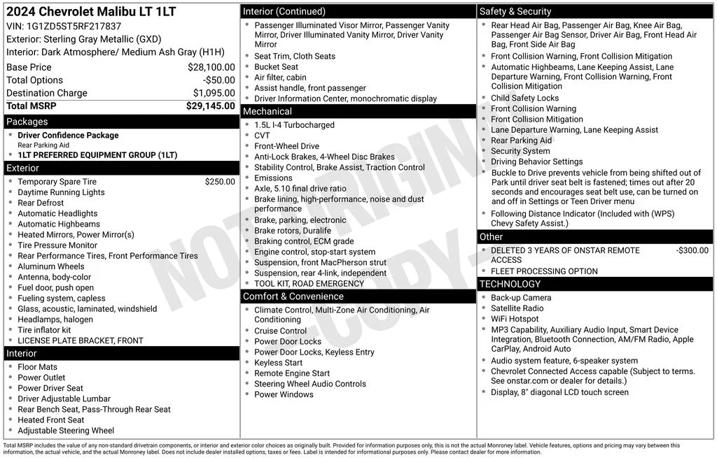 Used 2024 Gray Chevrolet LT image 17