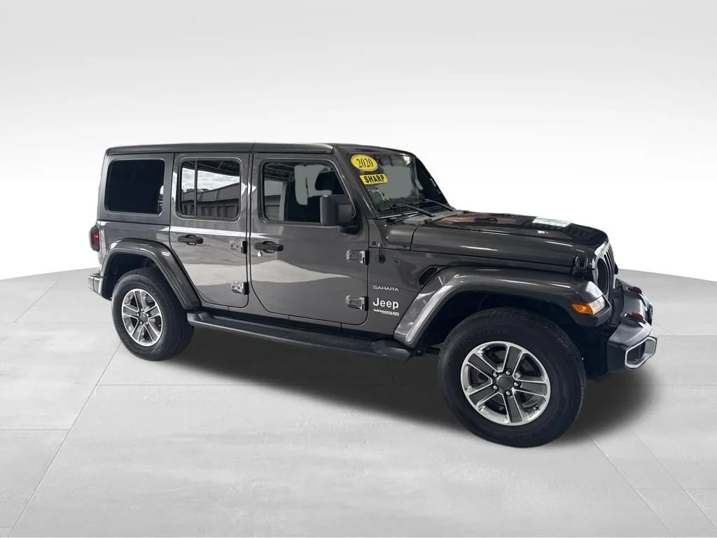 Used 2020 Gray Jeep Unlimited Sahara image 11
