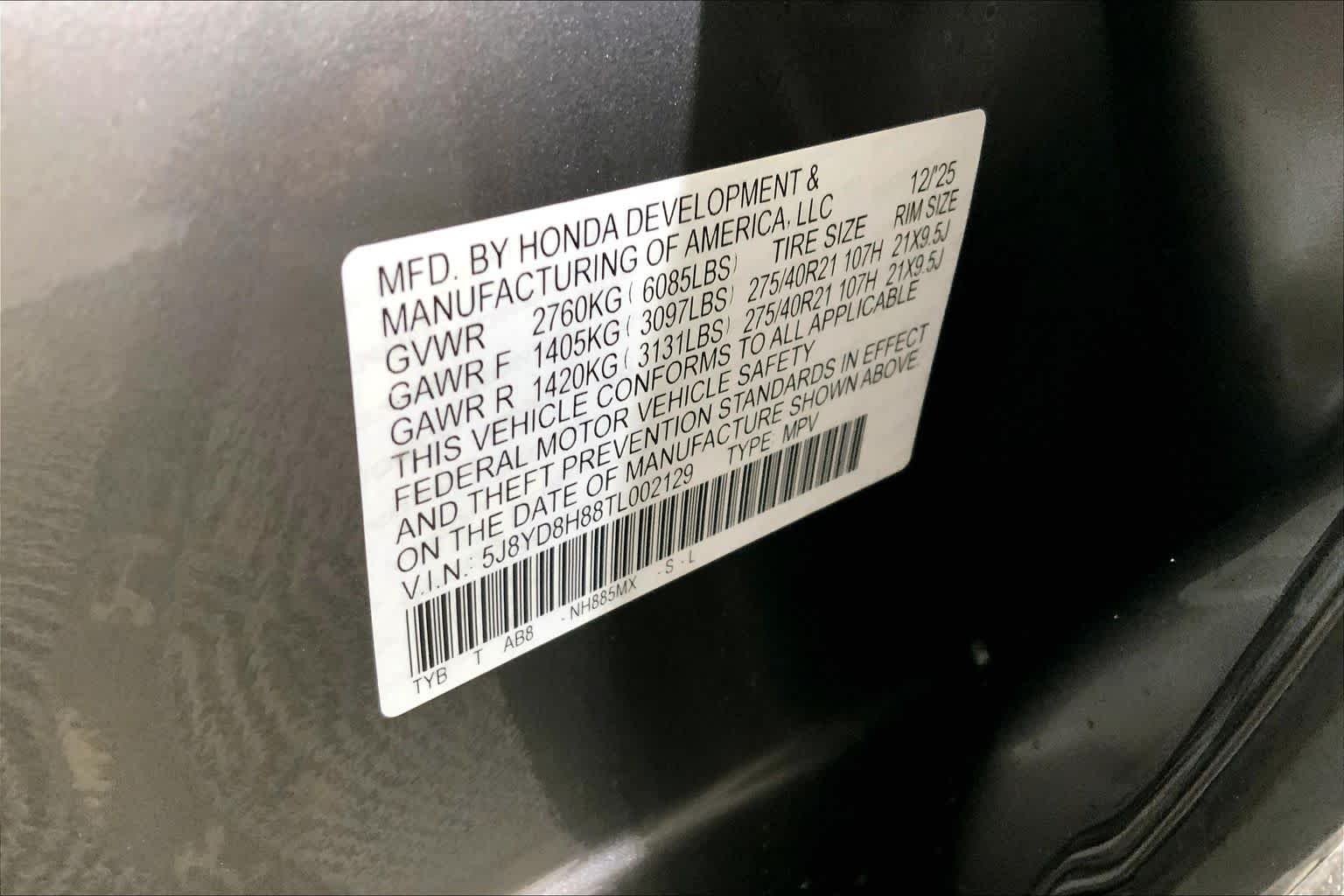 New 2026 Liquid Carbon Metallic Acura Type S With Advance Package image 13