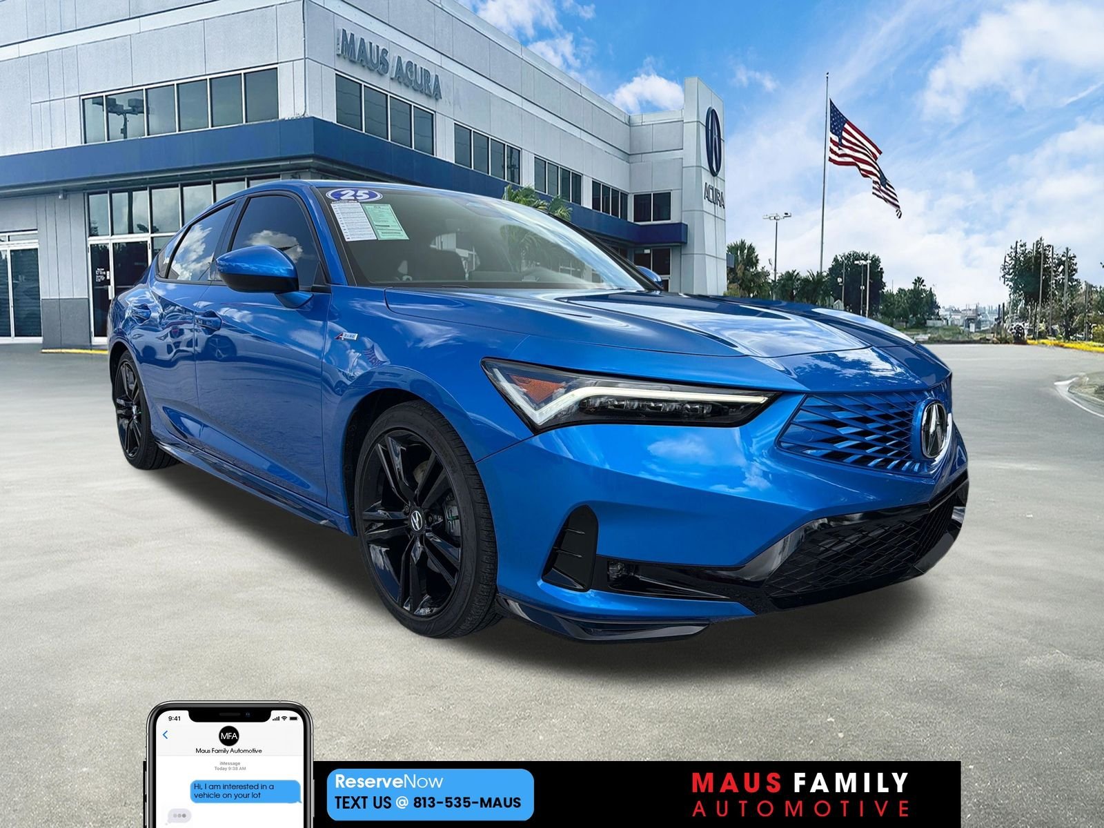 Used 2026 Blue Acura A-Spec Package image 1