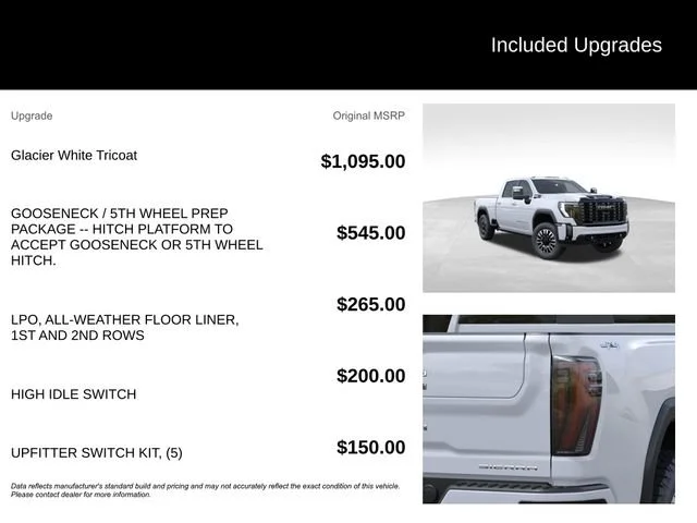 New 2026 Glacier White Tricoat GMC Denali Ultimate image 5