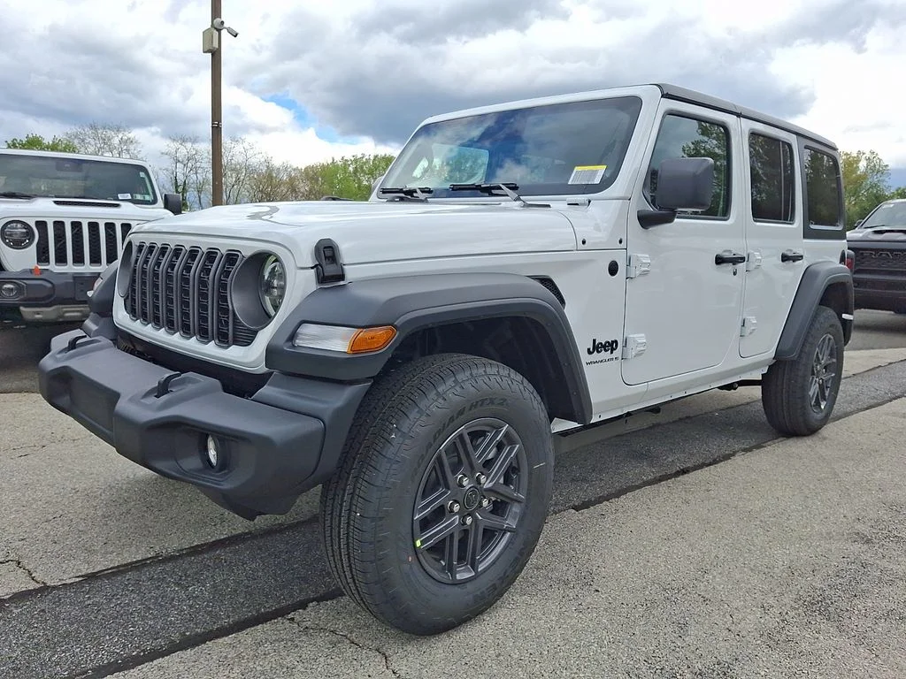 New 2026 Bright White Clear-Coat Exterior Paint Jeep Sport S image 2