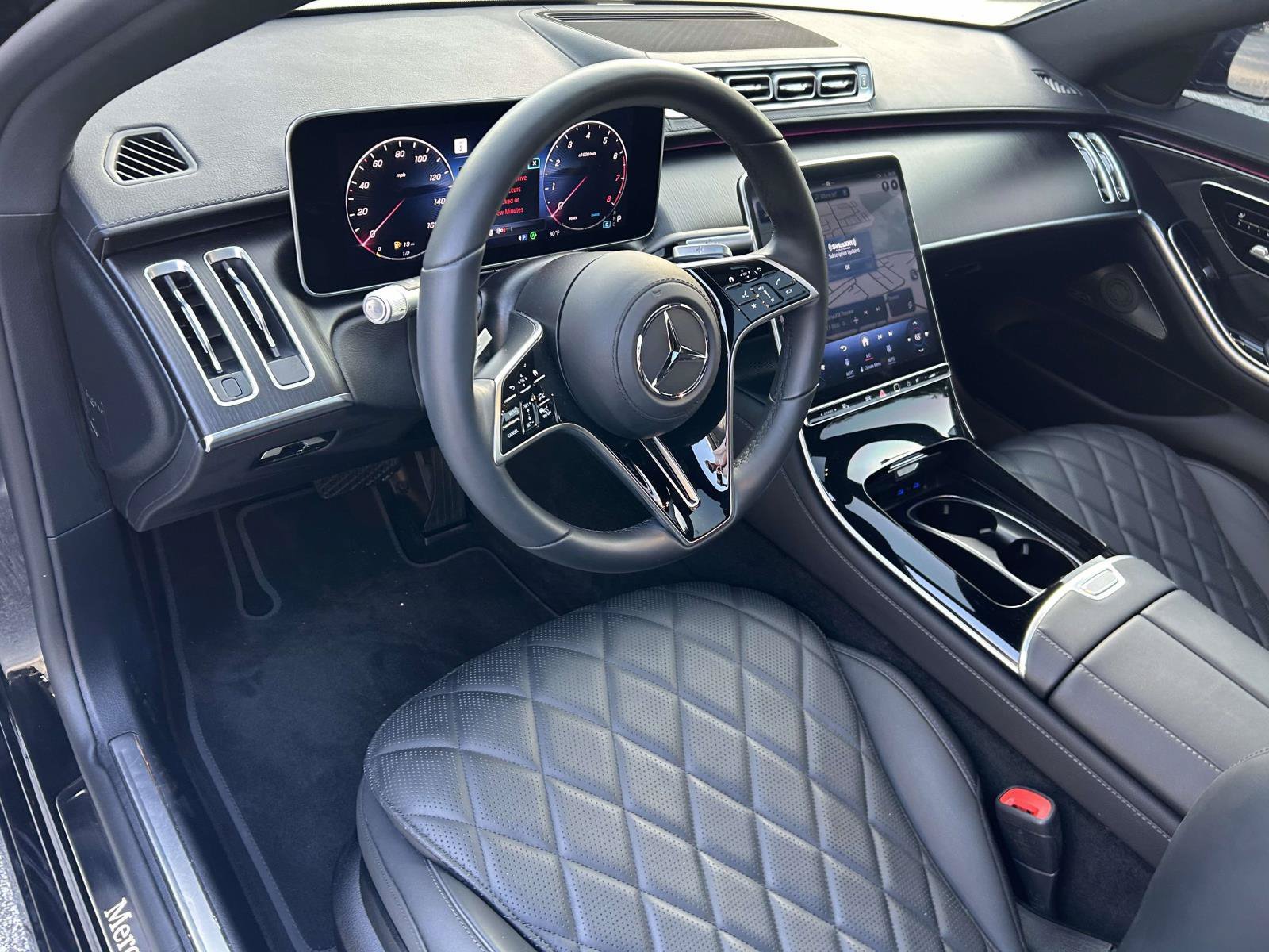 Certified Used 2025 Black Mercedes-Benz S 580 4MATIC® Sedan image 18