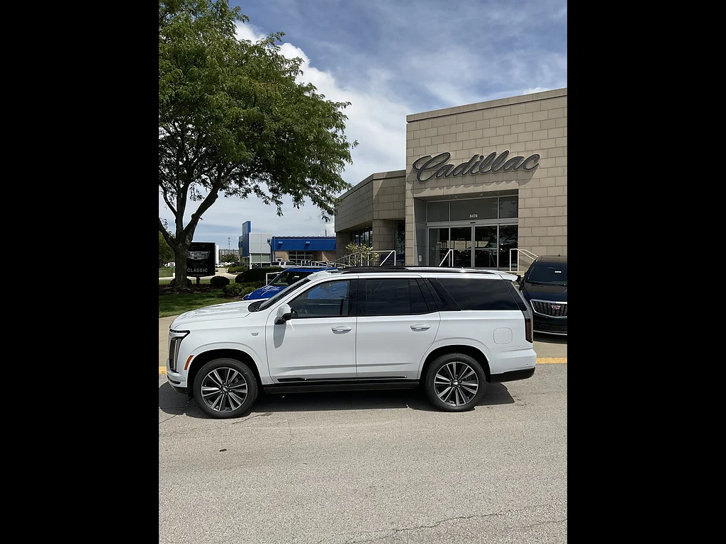 New 2026 Vibrant White Tricoat Cadillac Sport image 3