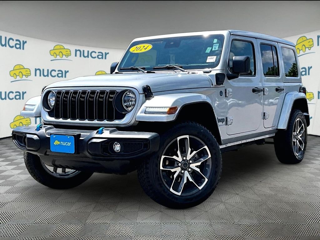 Used 2024 Silver Jeep Sport S 4xe image 3