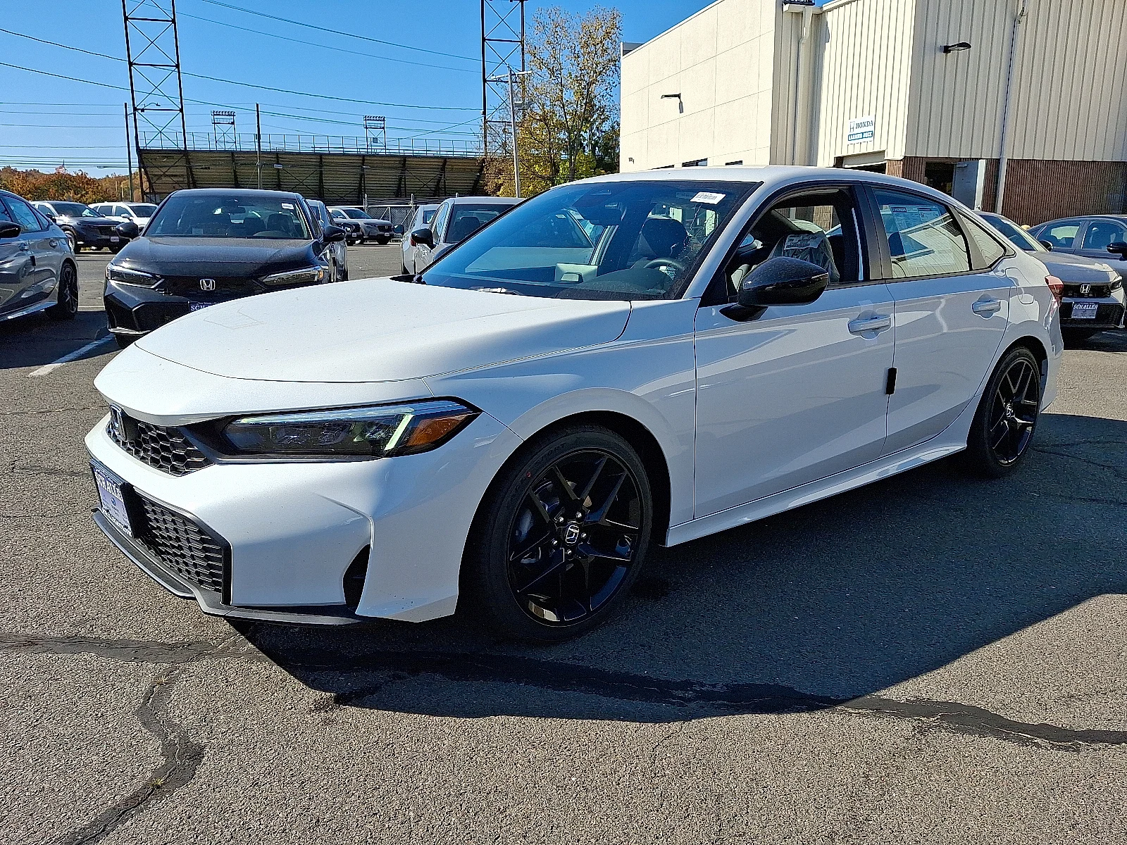 New 2026 Platinum White Pearl Honda Sport image 2