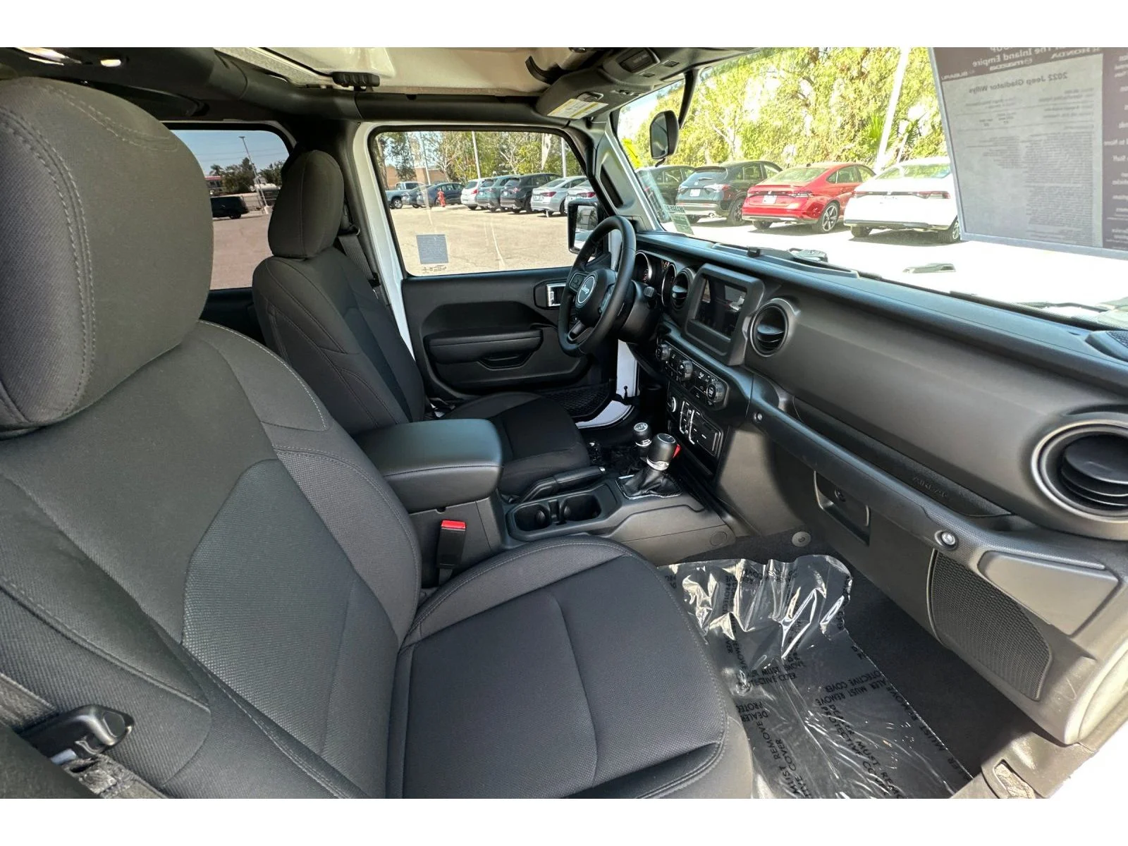 Used 2022 Bright White Clearcoat Jeep Willys image 18
