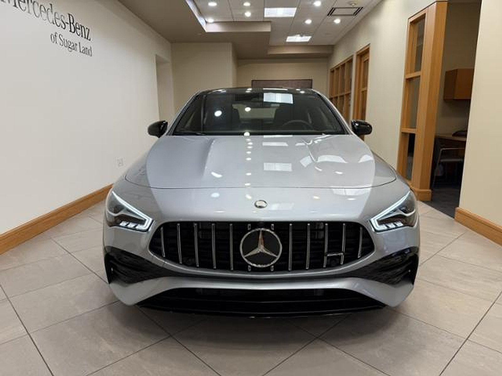 Certified Used 2025 Cirrus Silver Metallic Mercedes-Benz AMG® CLA 35 image 2
