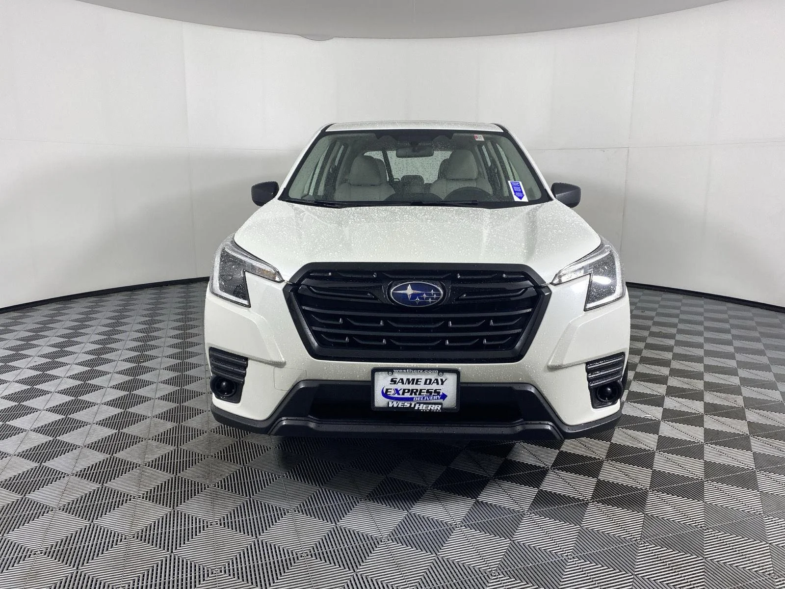 Used 2023 Crystal White Pearl Subaru Base image 2