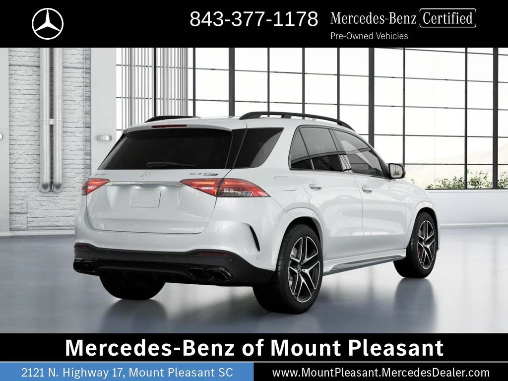 Certified Used 2025 MANUFAKTUR Moonlight White Metallic Mercedes-AMG GLE 63 S AMG® image 22