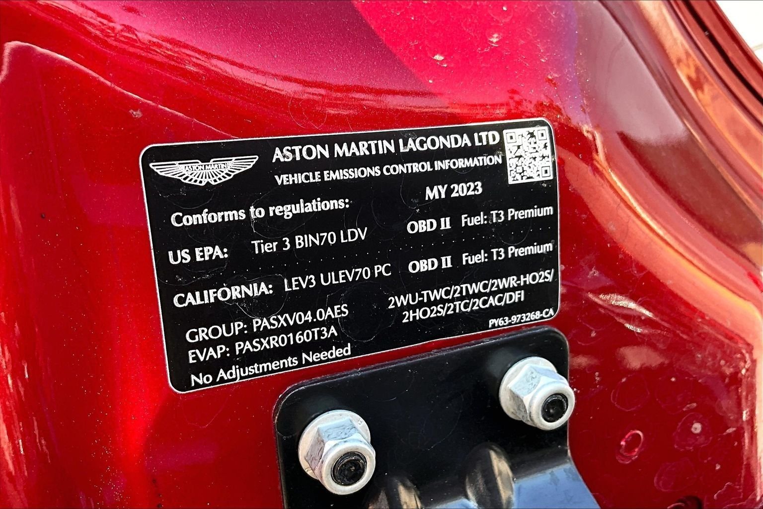 Used 2023 Red Aston Martin Base image 28