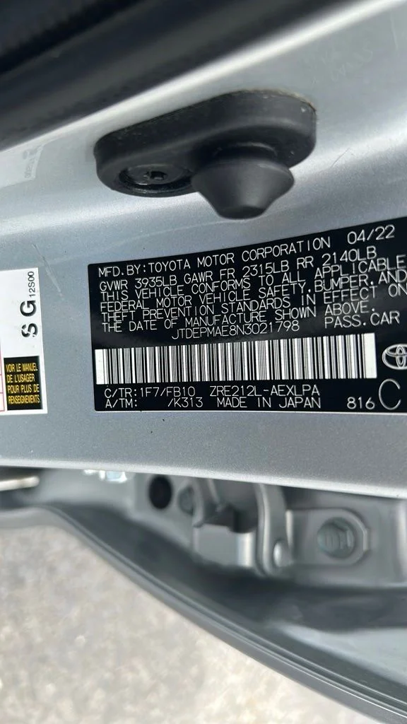 Certified Used 2022 Silver Toyota LE image 42