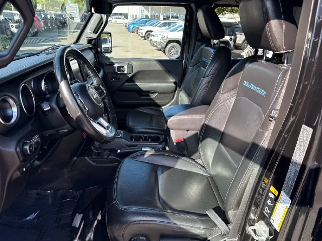 Used 2022 Black Clearcoat Jeep Unlimited Rubicon 4xe image 14
