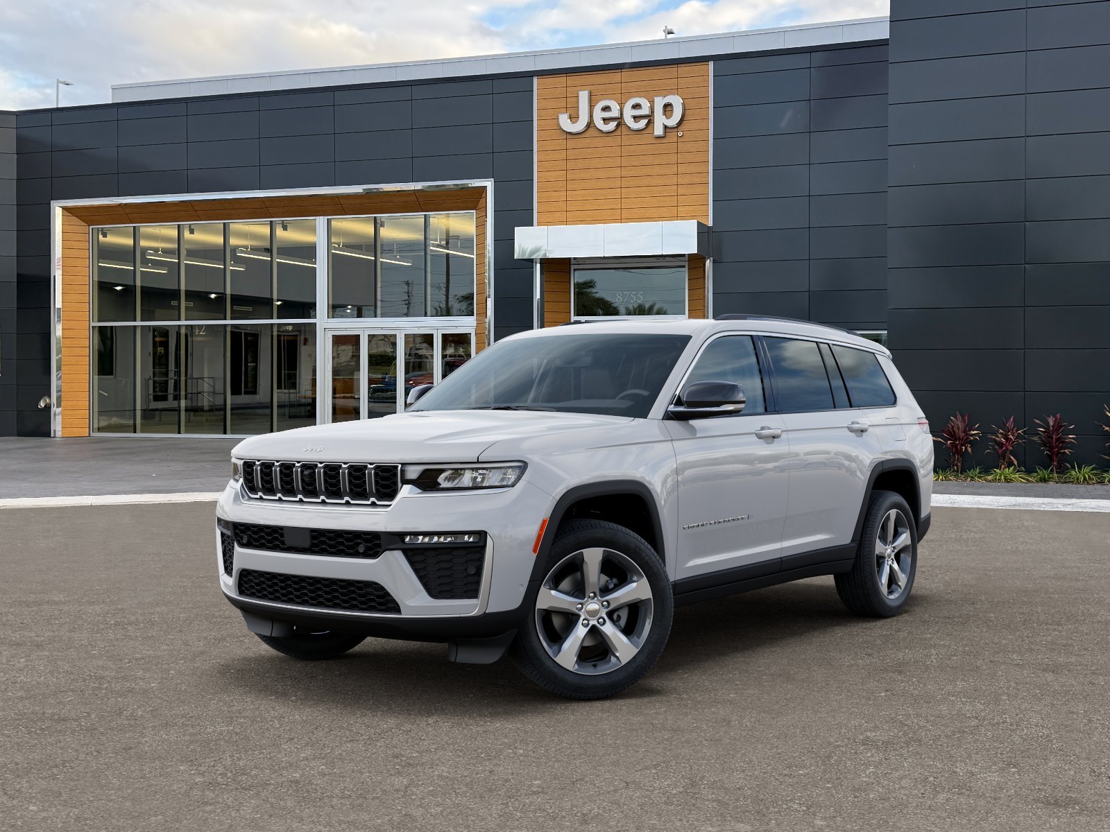 New 2026 Bright White Clear-Coat Exterior Paint Jeep Limited image 1