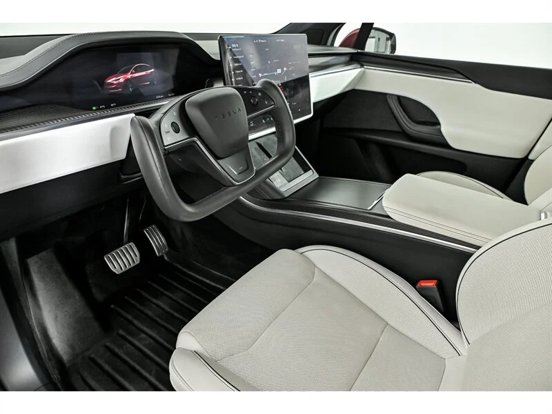 Used 2022 Red Multi-Coat Tesla Plaid image 13