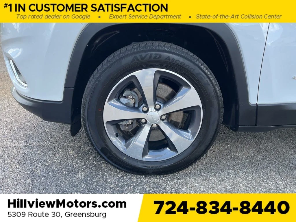 Certified Used 2019 Bright White Clearcoat Jeep Limited image 11